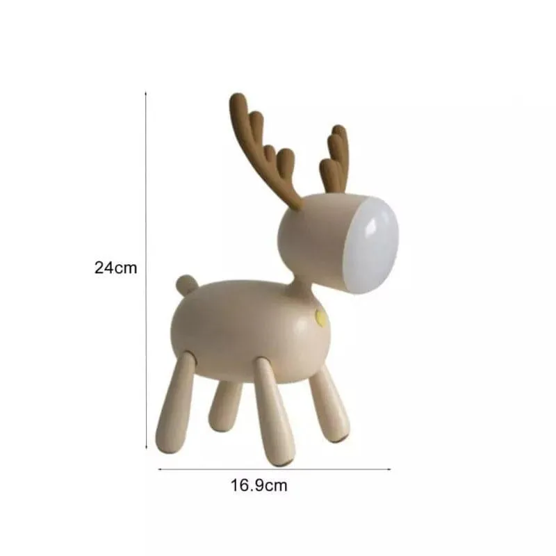 Jolly Reindeer LED Table Lamp - White media 5