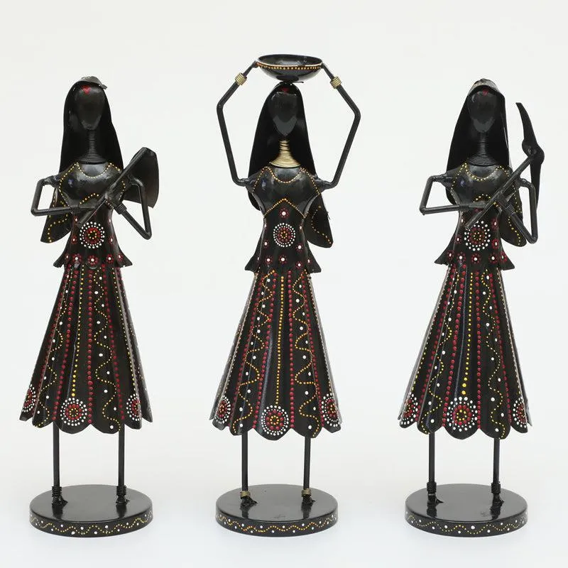 Divine Femininity Metal Showpiece - Set Of Three media 3