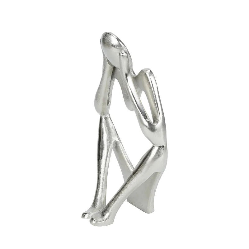 Echo Of Silence Aluminium Showpiece - Silver media 4