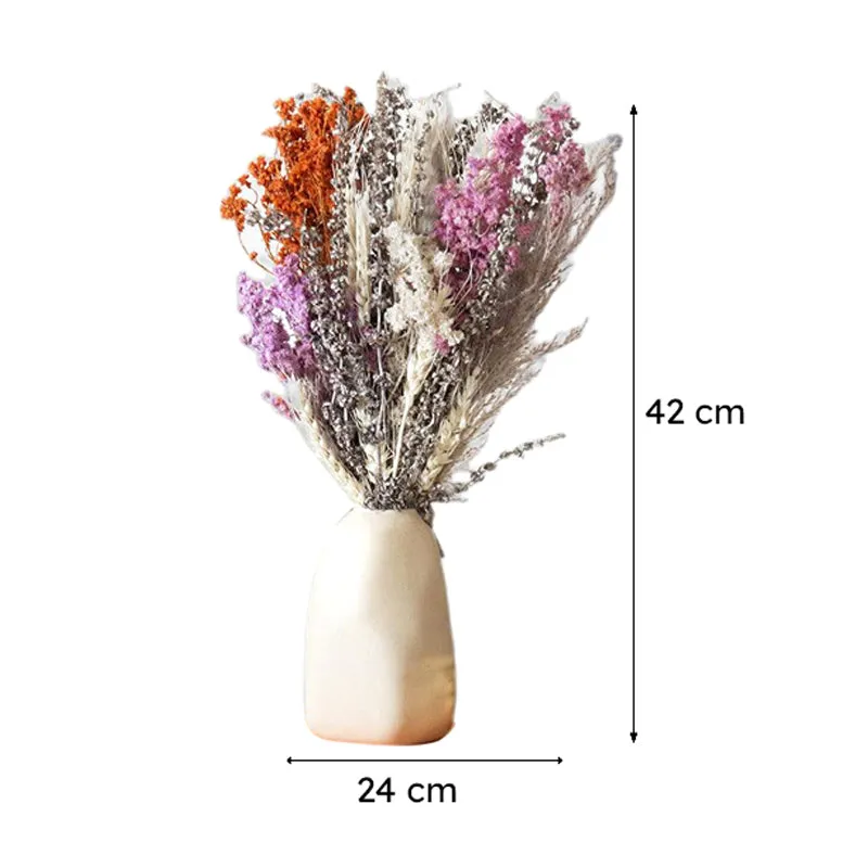 Flora Phila Dried Flower Bunch - Multicolor media 7