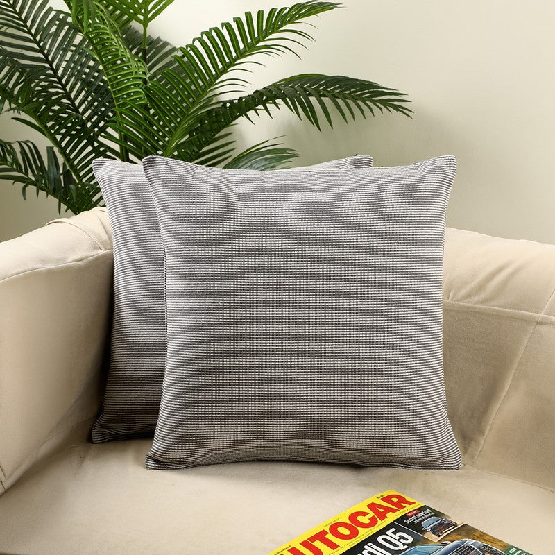 Horizon Flow Cotton Cushion Cover - Set of Two