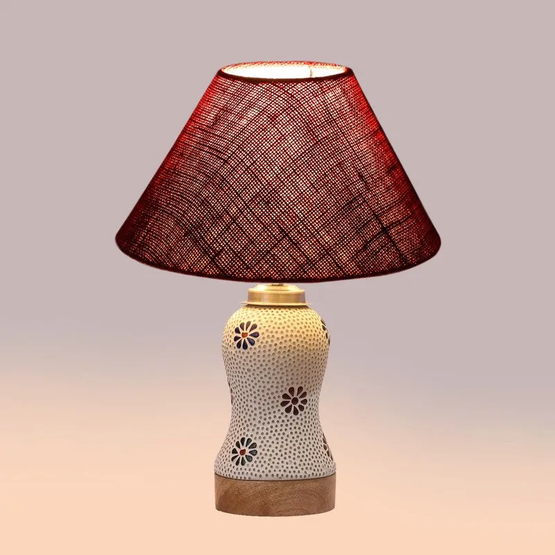 Rattora Wooden Table Lamp - Multicolor media 6