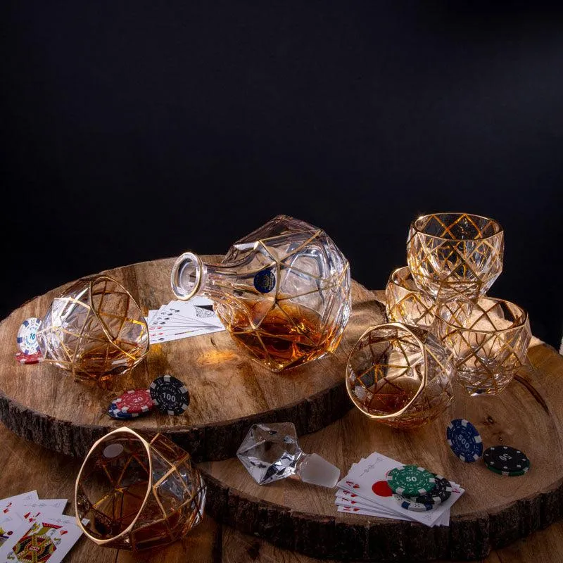 Eldera Decanter & Glass (900 ML/300 ML) - Seven Piece Set media 7