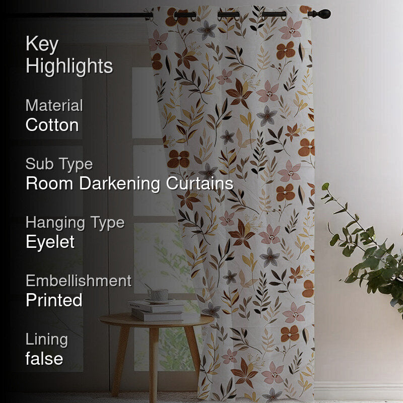 Fleur Charm Room Darkening Curtain media 2