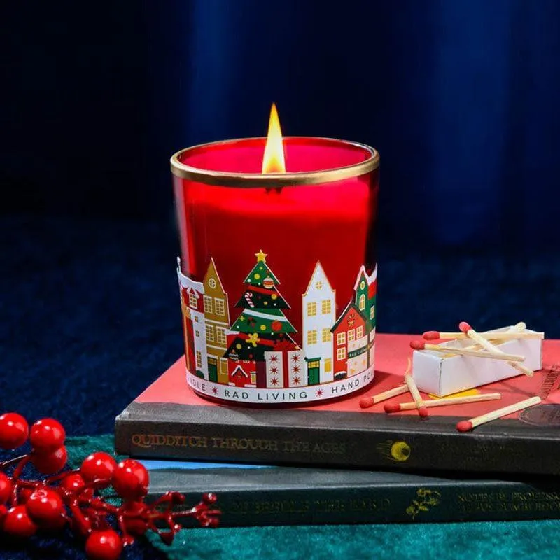 Red Merry Town - Gift Box of 1 Scented Candle media 3