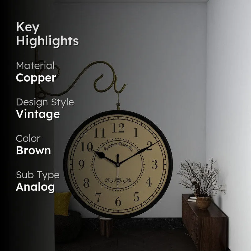 Dorchester Double Sided Wall Clock media 2