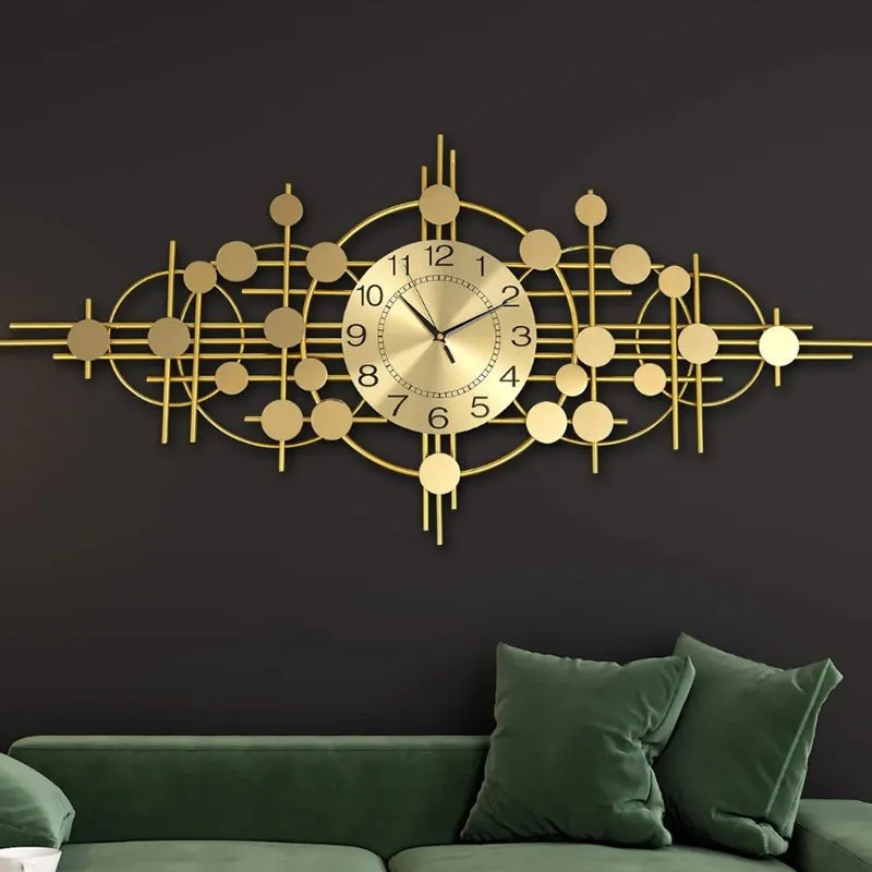 Aurum Hours Metal Analog Wall clock media 1