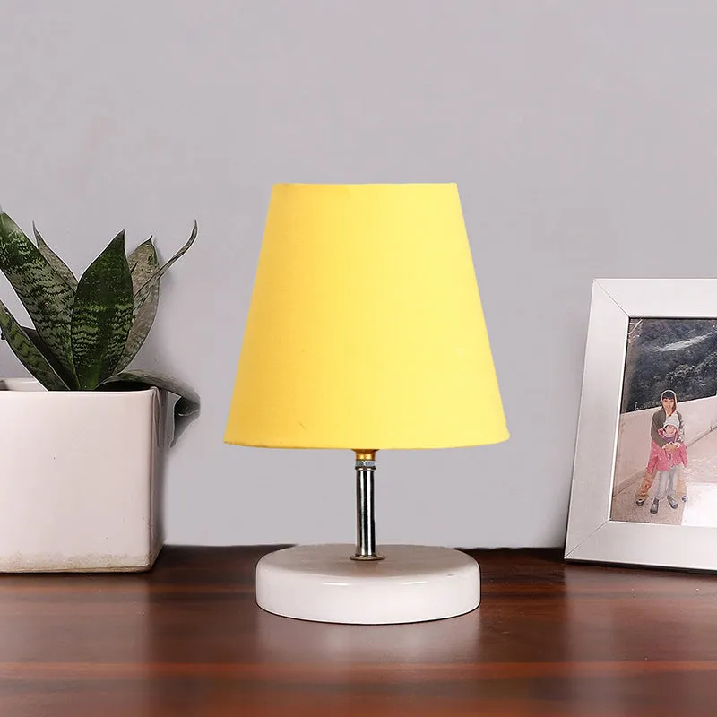 Vero Fabric Table Lamp - Yellow,White media 2