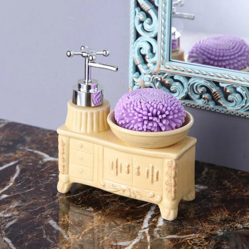 Vanity Magic Soap Dispenser - Beige media 1