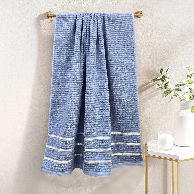 Lisse Cotton Bath Towel - Light Grey media 1