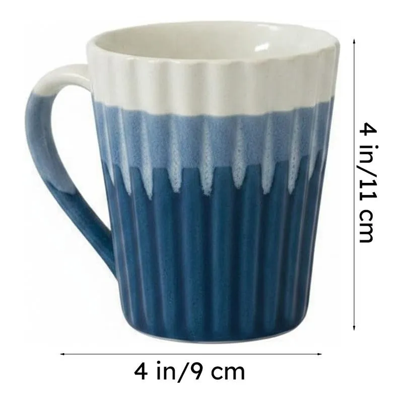 Roria Ceramic Coffee Mug (300 mL Each) - Set of Two media 7