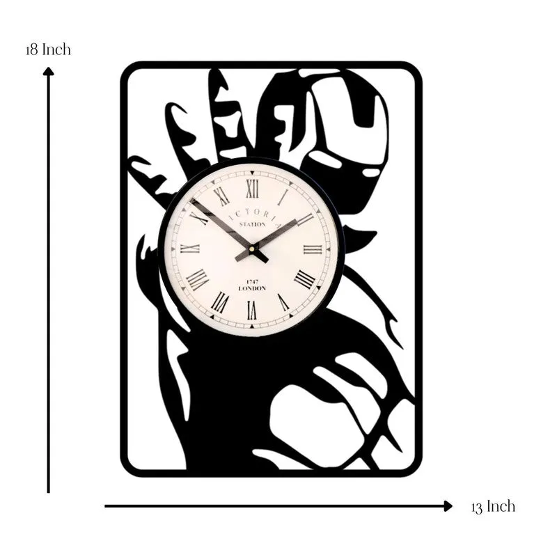 Pop Steel Analog Wall Clock - Black media 7