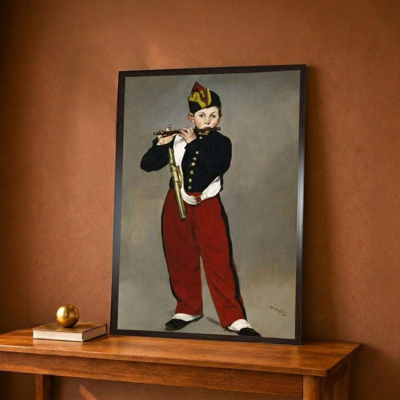 Edouard Manet The Fife Player 1866 Canvas Wall Painting - 12 x 18 Inches