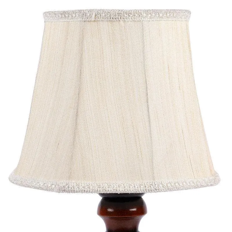 Roda Cassini Fabric Table Lamp - White,Brown media 5