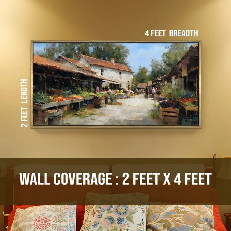 European Rustic Veggie Stall Wall Art media 8