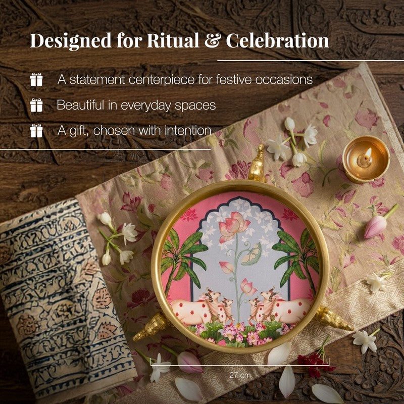 Royal Lotus Elephant Metal Urli media 7