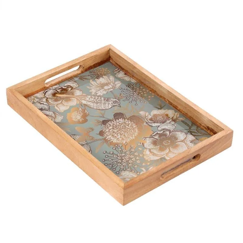 Rhoda Floral Serving Tray media 3