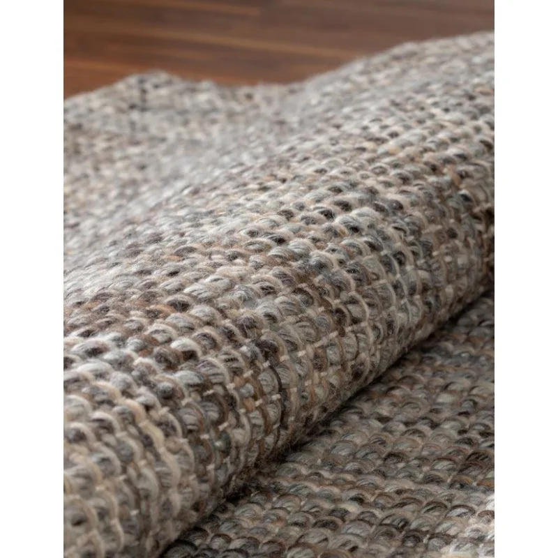 Artistry Threads Hand Woven Wool Rug - Brown media 4