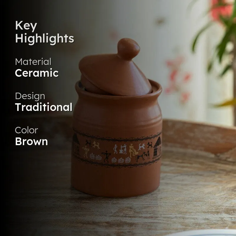 Veyra Charm Ceramic Jar - 500 mL media 2