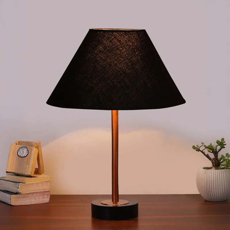 Cotin II Rodin Wooden Table Lamp - Black,Copper media 2