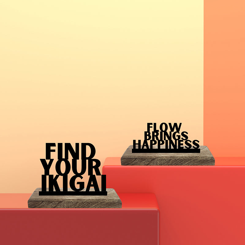Ikigai Flow Showpiece - Set Of Two