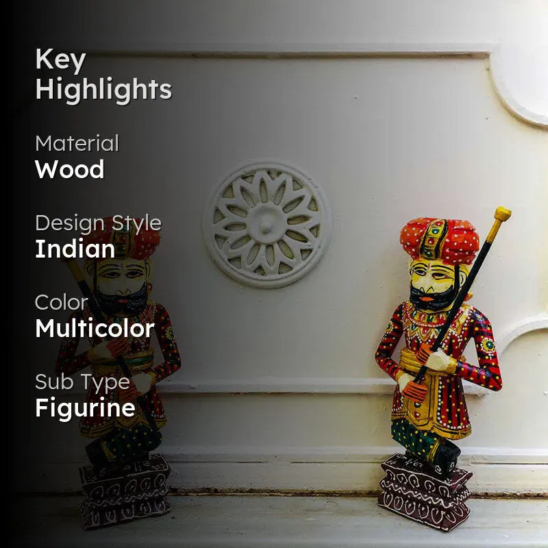 Darbaan Soldier Showpiece - Set Of Two media 2