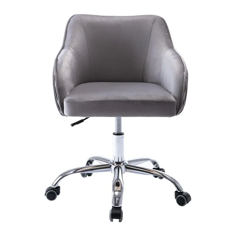 Seatron Metal Office Chair - Grey media 3