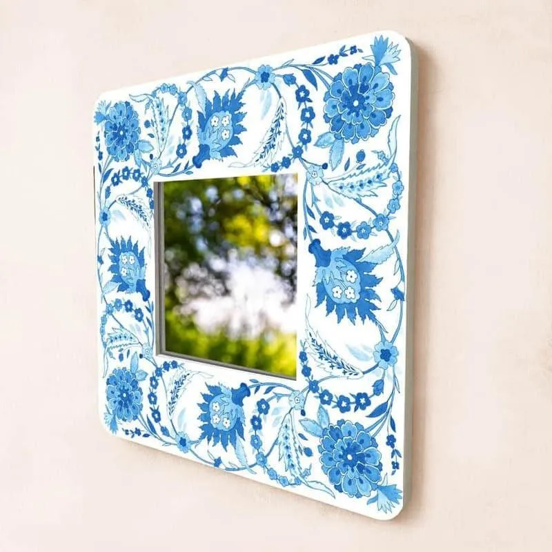 Ethnic Veli Designer Handpainted Mirror media 5