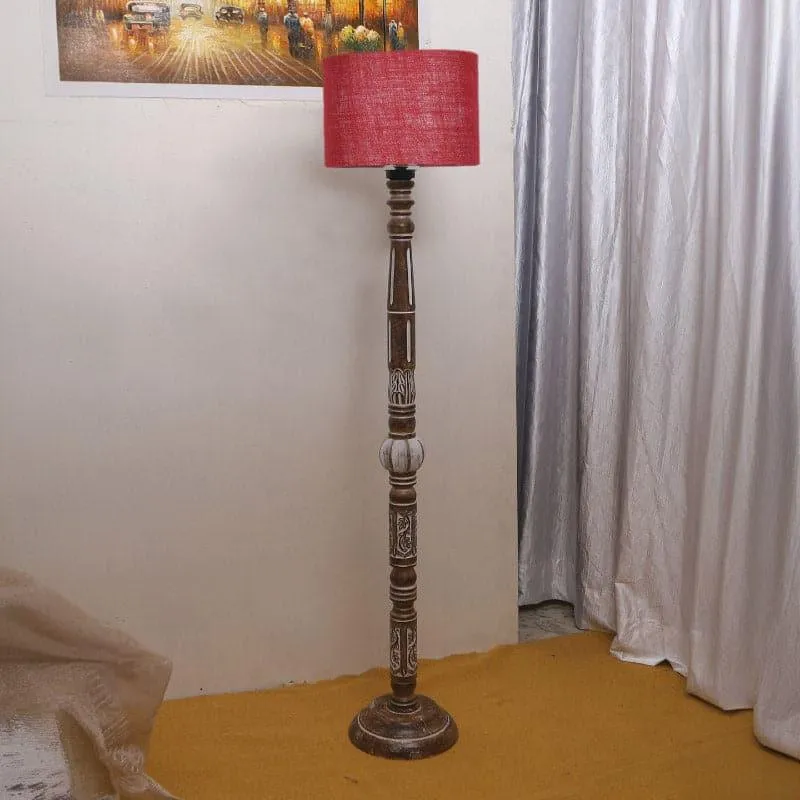 Colton Dona Floor Lamp - Ruby Red media 3