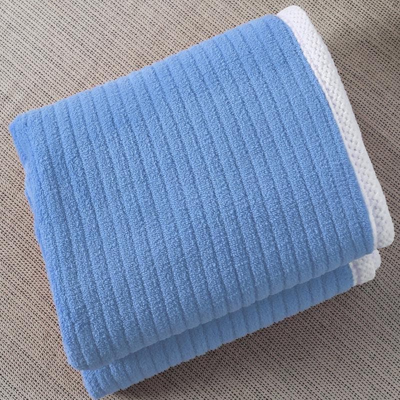 Idyllic Snigu Blue Polyester Blanket - 210 GSM media 5