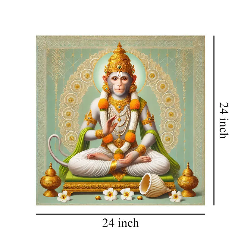 Hanumanta Dyana Wall Painting media 7