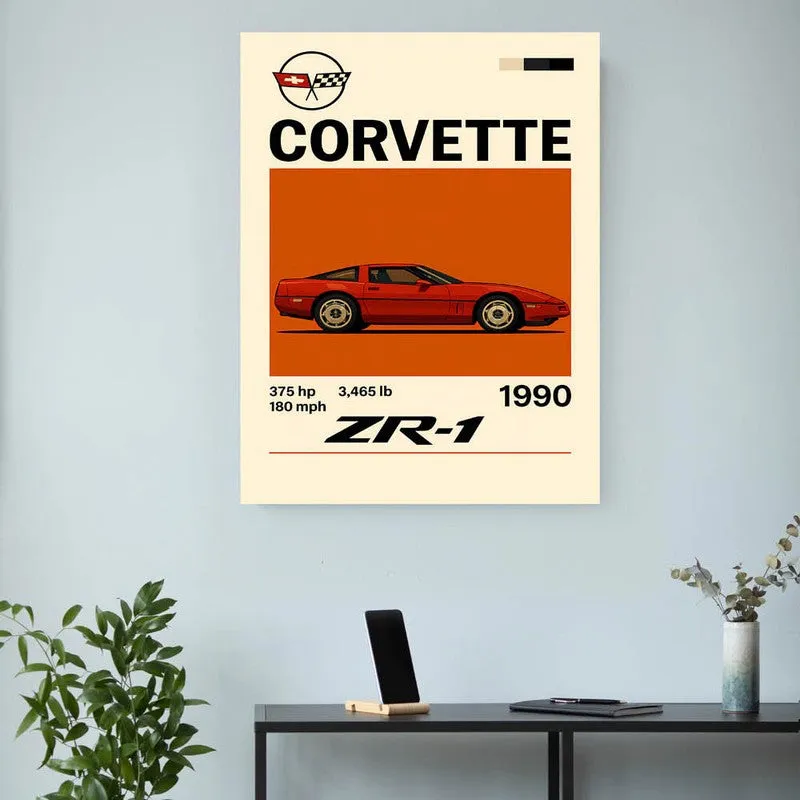 Corvette ZR-1 Legacy Wall Poster media 3