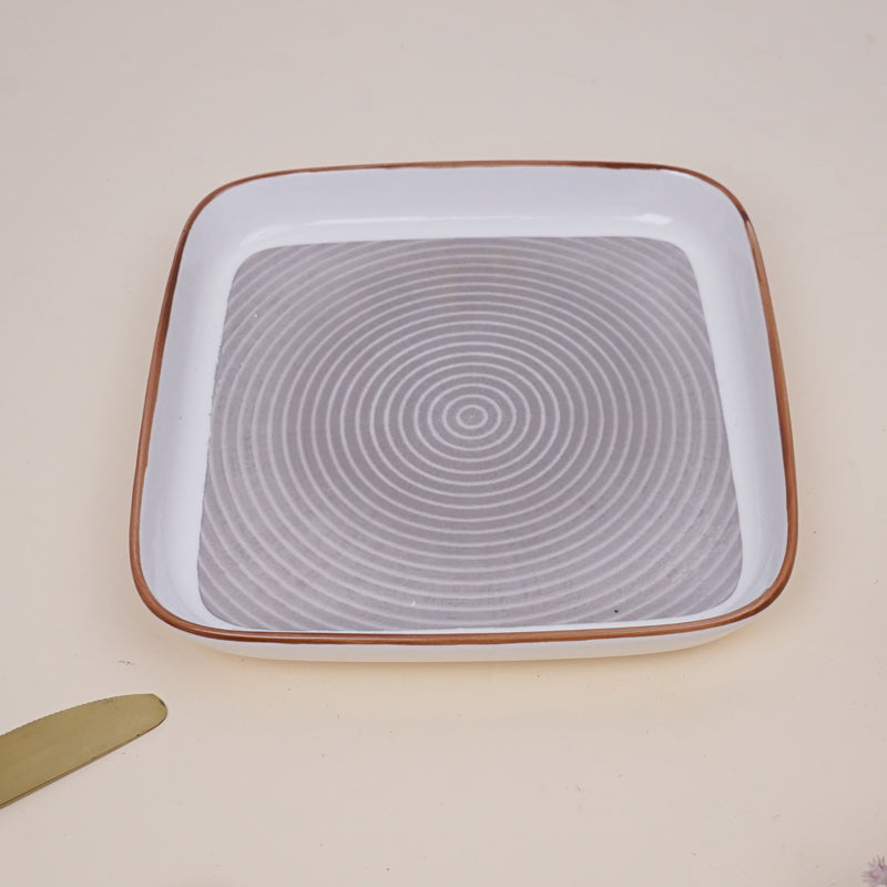 Trovo Square Snack Plate - Set Of Six media 4