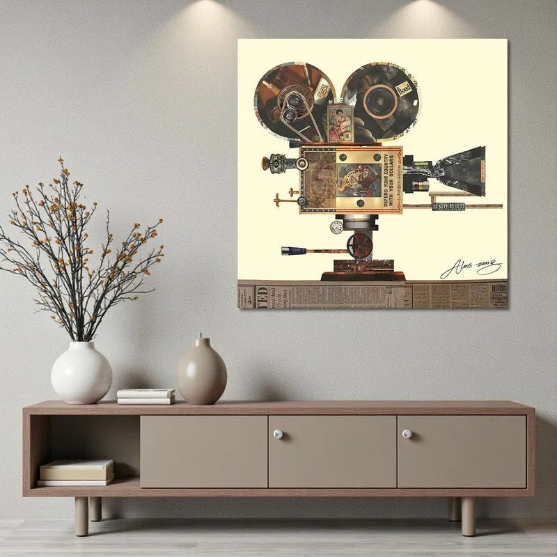 Vintage Cine Wall Painting media 4
