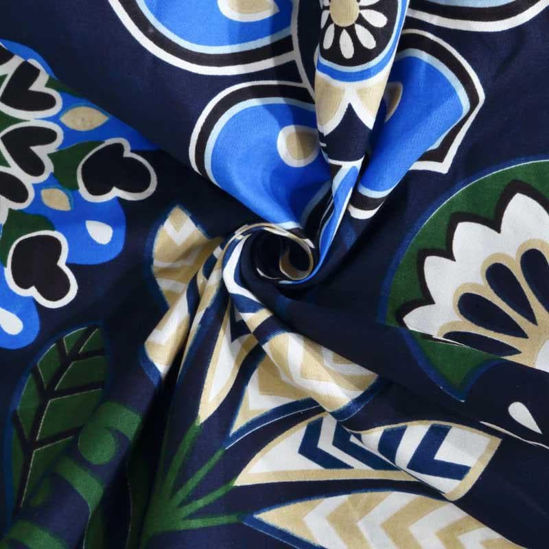 Zuri Printed Microfiber Bedsheet  - 130 GSM media 3