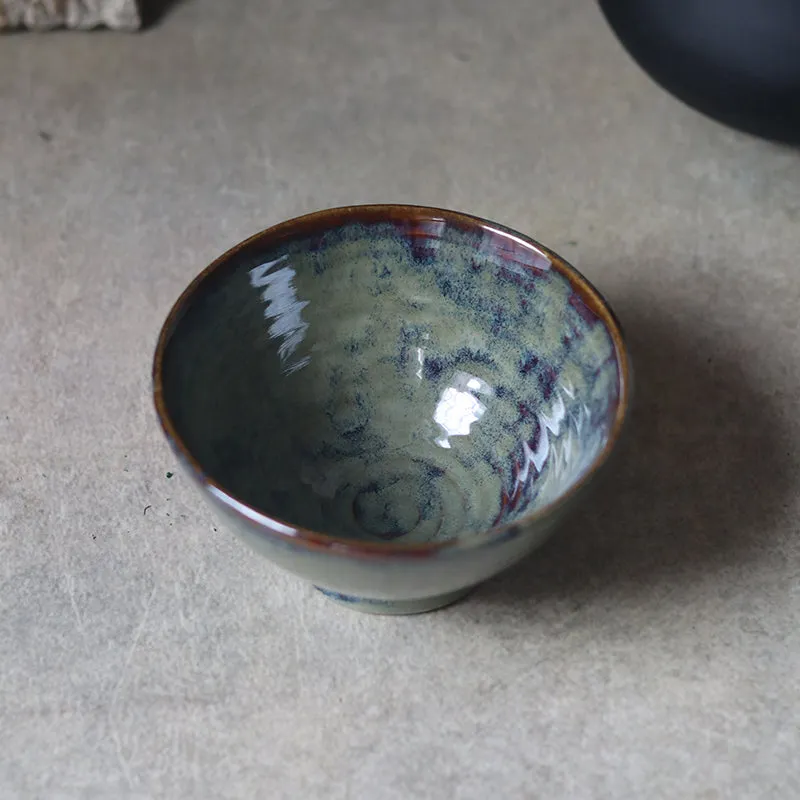 Ombretta Ceramic Snack Bowl (Blue) - 280 mL media 3