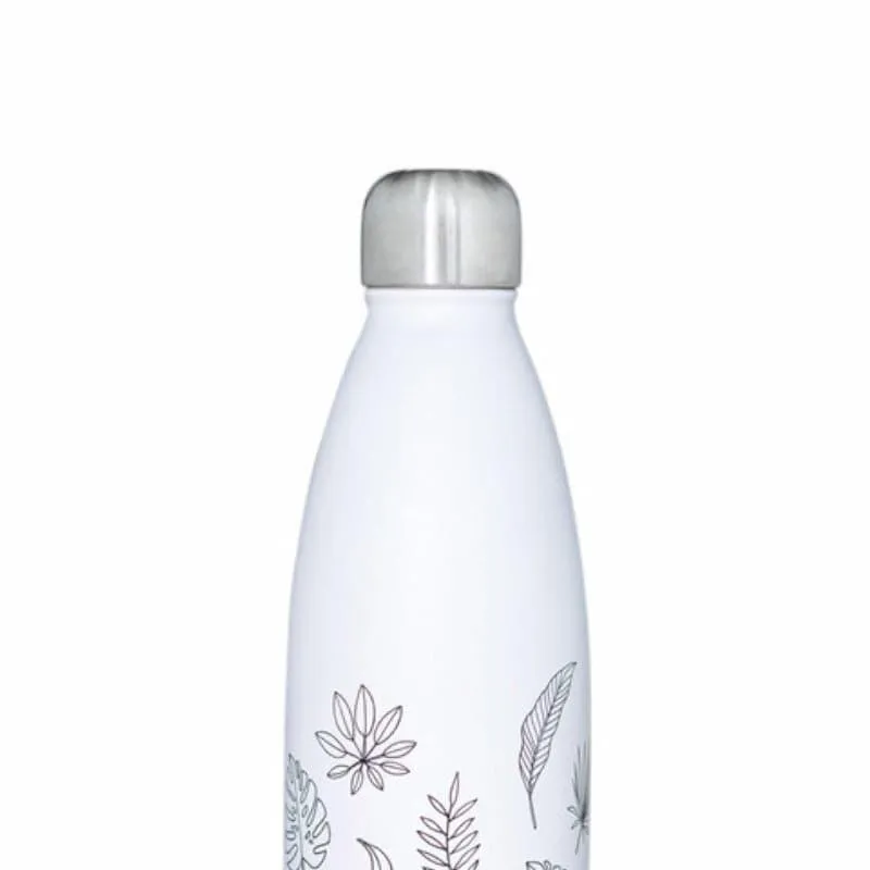 Leafy Mate Hot & Cold Thermos Bottle (White) - 750 mL media 3