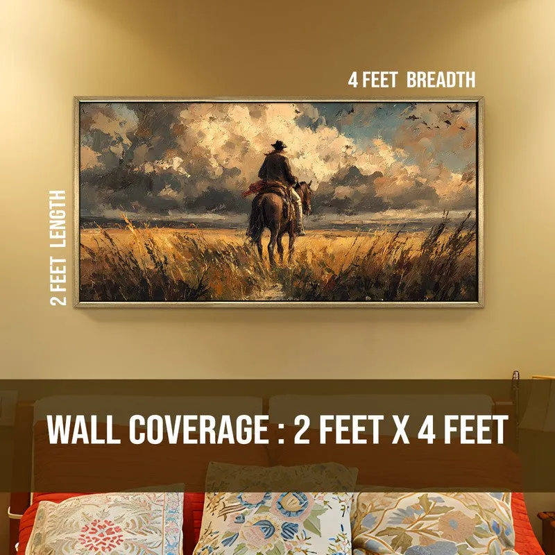 Longstride Canvas Wall Painting With Frame media 8