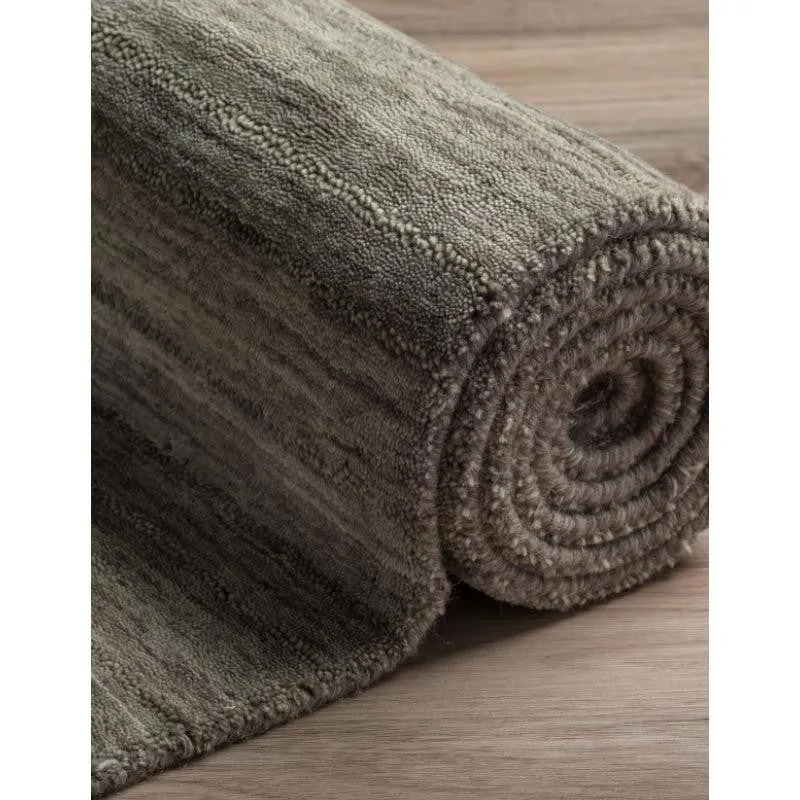Aylin Hand Woven Wool Rug - Ash media 4