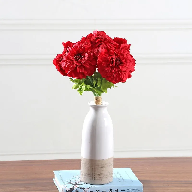 Marigold Artificial Flowers - Red media 1