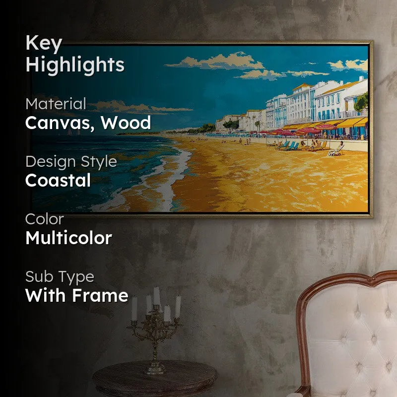 Littoral Canvas Wall Painting With Frame media 2
