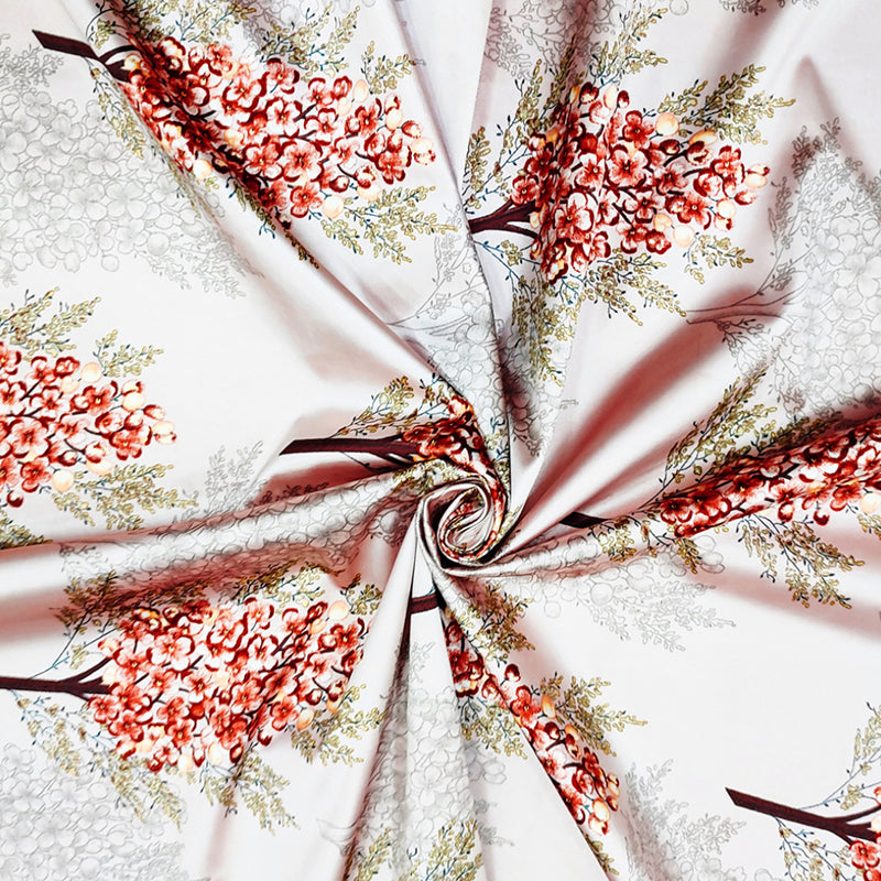 Olivia Floral Artificial Silk Curtain media 5