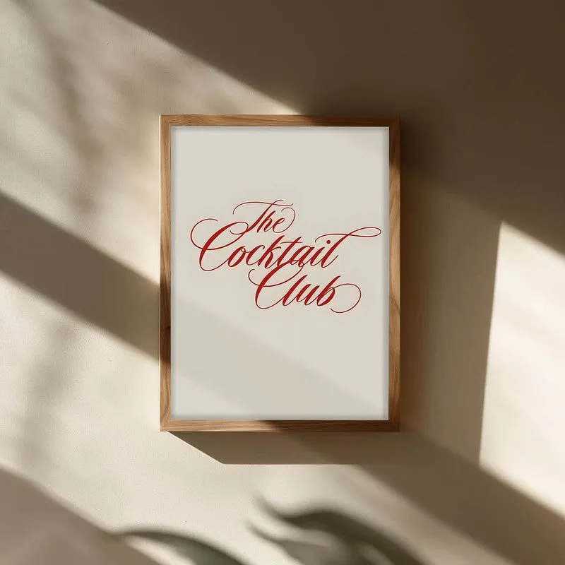 Sip Script Archival Canvas Wall Art - Brown media 3