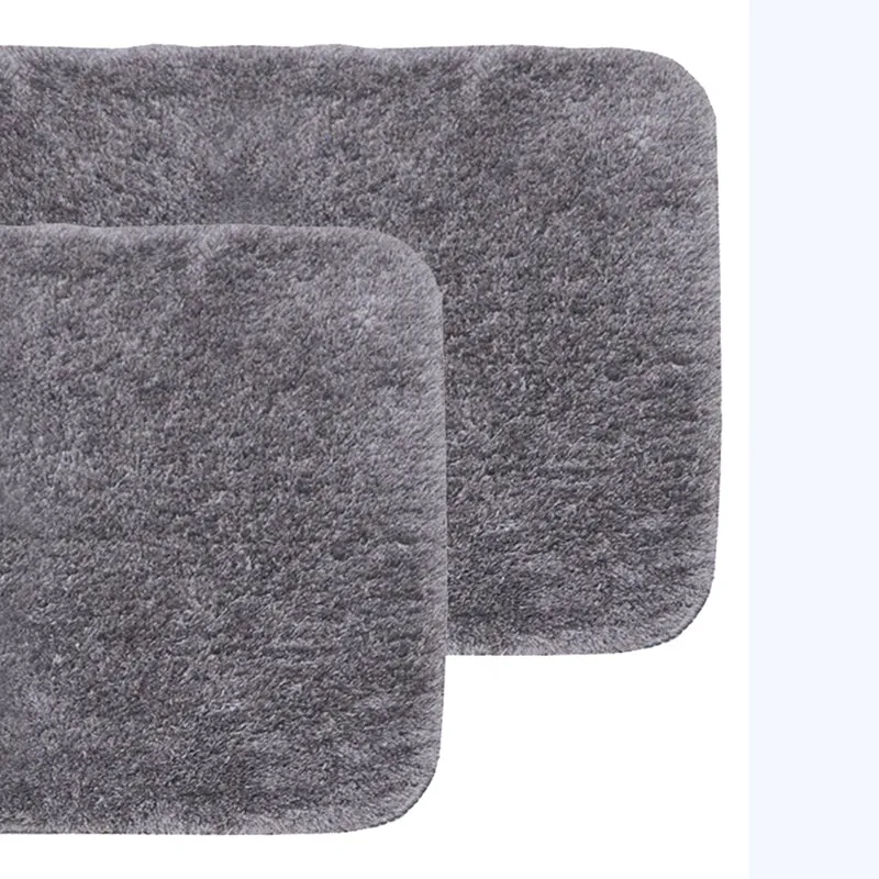 Ambrose Bath Mat ( Light Grey) - Set Of Two media 3