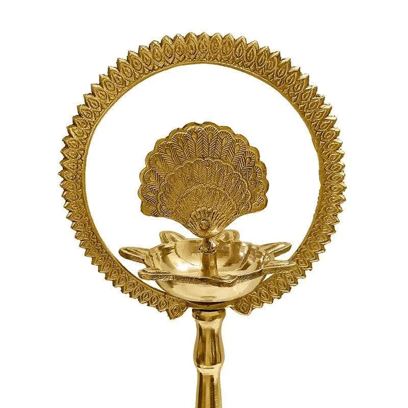 Divine Aura Brass Lamp - Large media 4