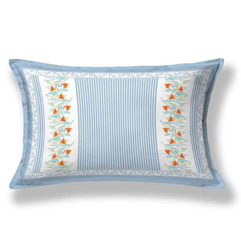 SignatureRest Cotton Bedsheet (Blue) - 180 TC media 4