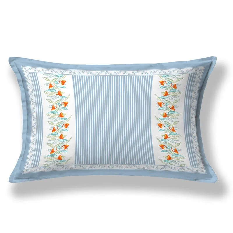 SignatureRest Cotton Bedsheet (Blue) - 180 TC media 4
