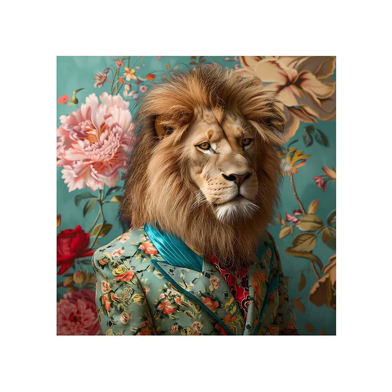 Royal Lion Wall Painting media 5