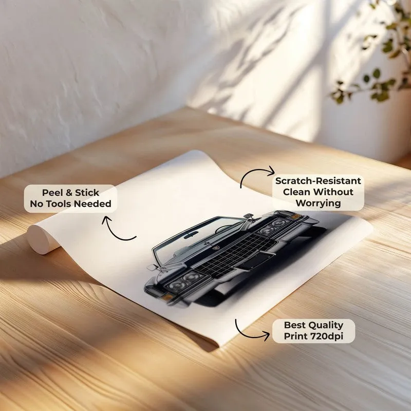Classic Cruiser Wall Poster - Black media 7
