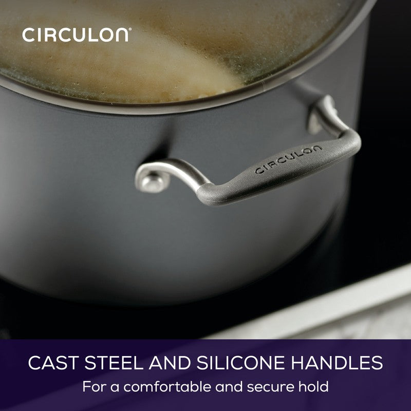 Circulon Aluminum Cooking Pot with Lid - 7580 ML media 10